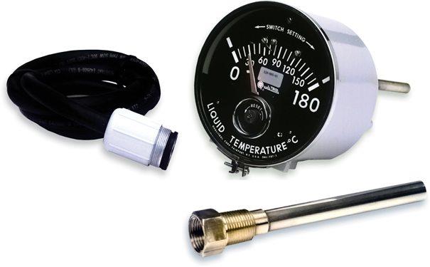 Qualitrol Side Mount Thermometer with Large Dial, 120